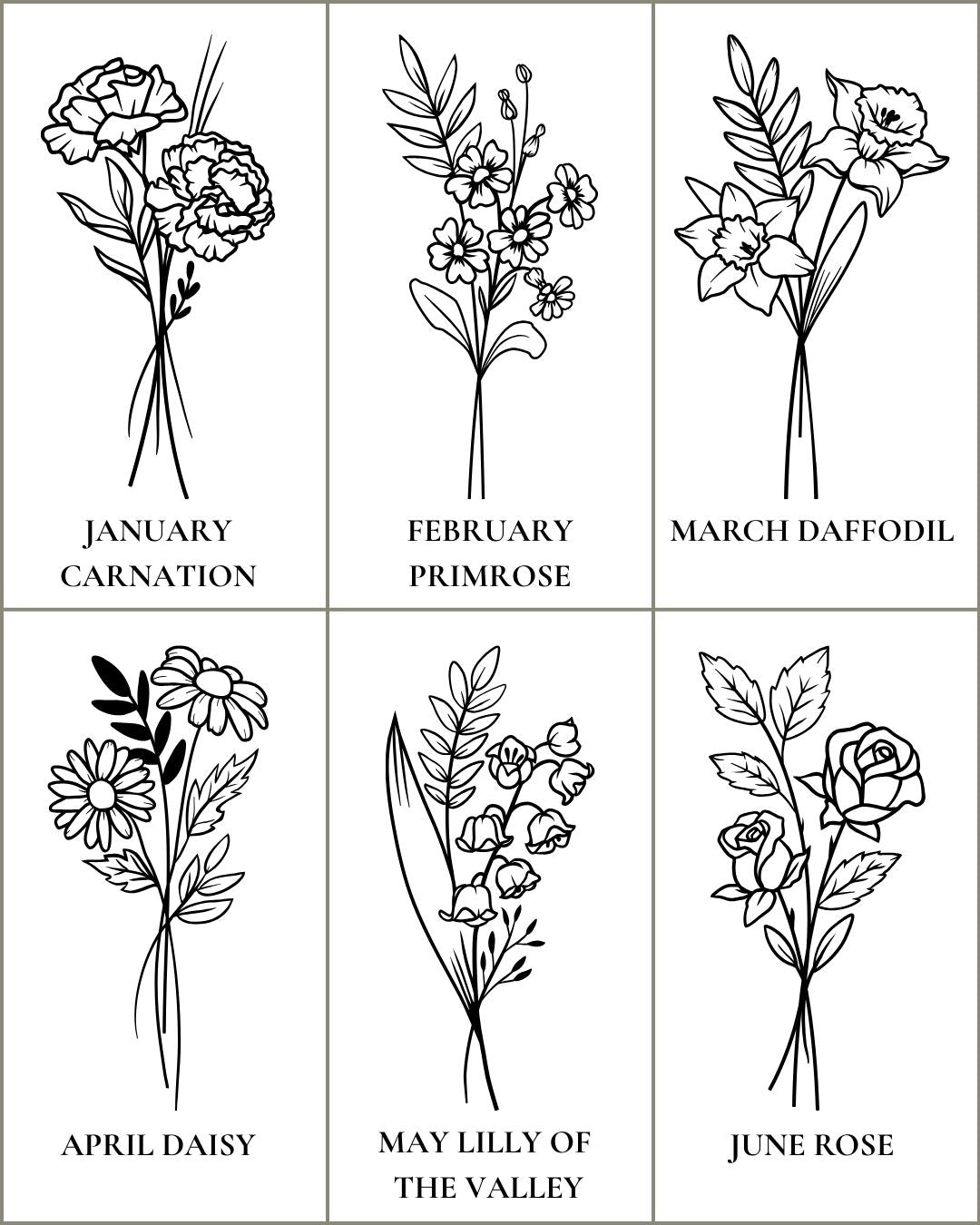 Birthday Birth Flower Candle